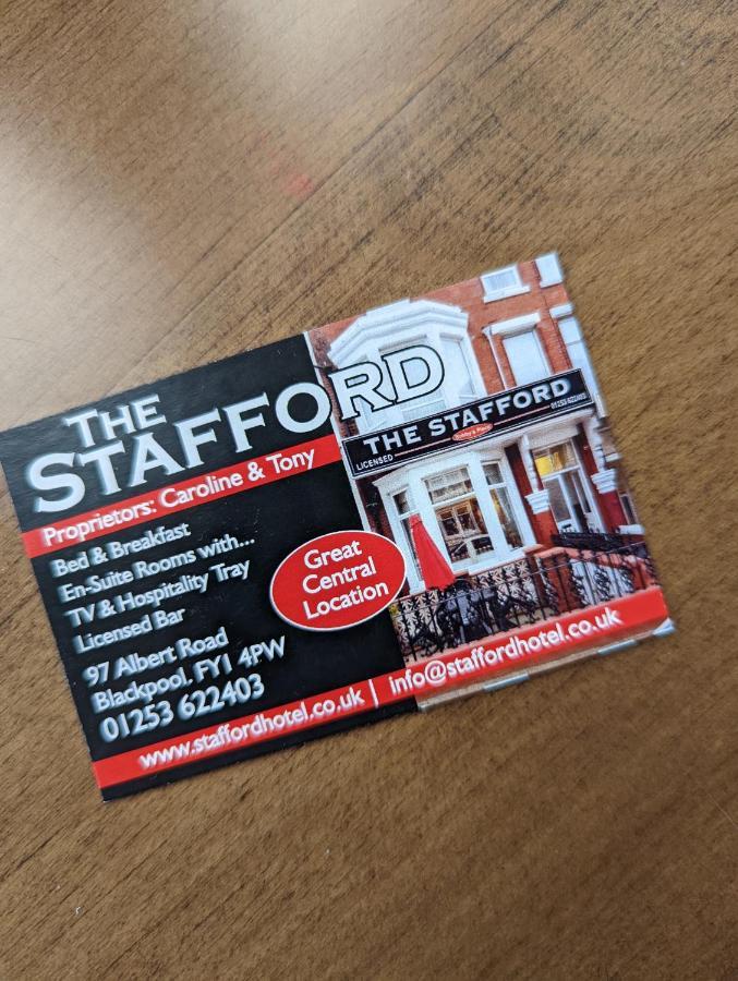 The Stafford Bed and Breakfast Μπλάκπουλ Εξωτερικό φωτογραφία